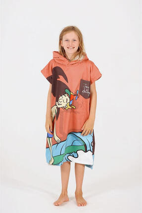 Poncho do przebierania się dla dzieci uprawiających surfing – seria Pro – Tony
