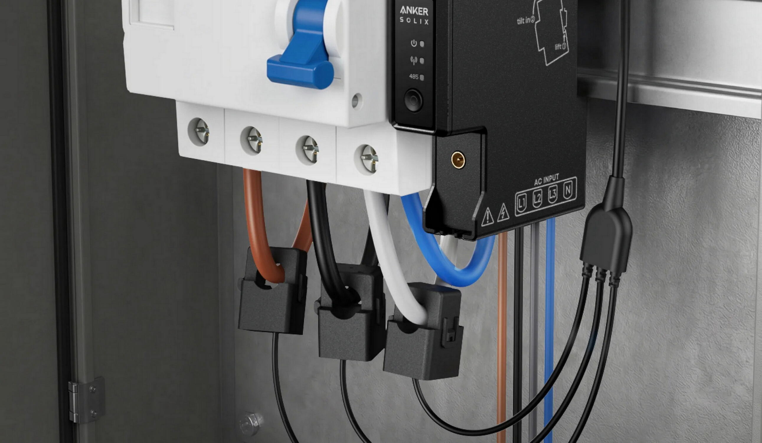 Anker SOLIX Smart Meter Gen 2 dreiphasig, Energiezähler 63 A für Solarbank 3 & 4 7/9