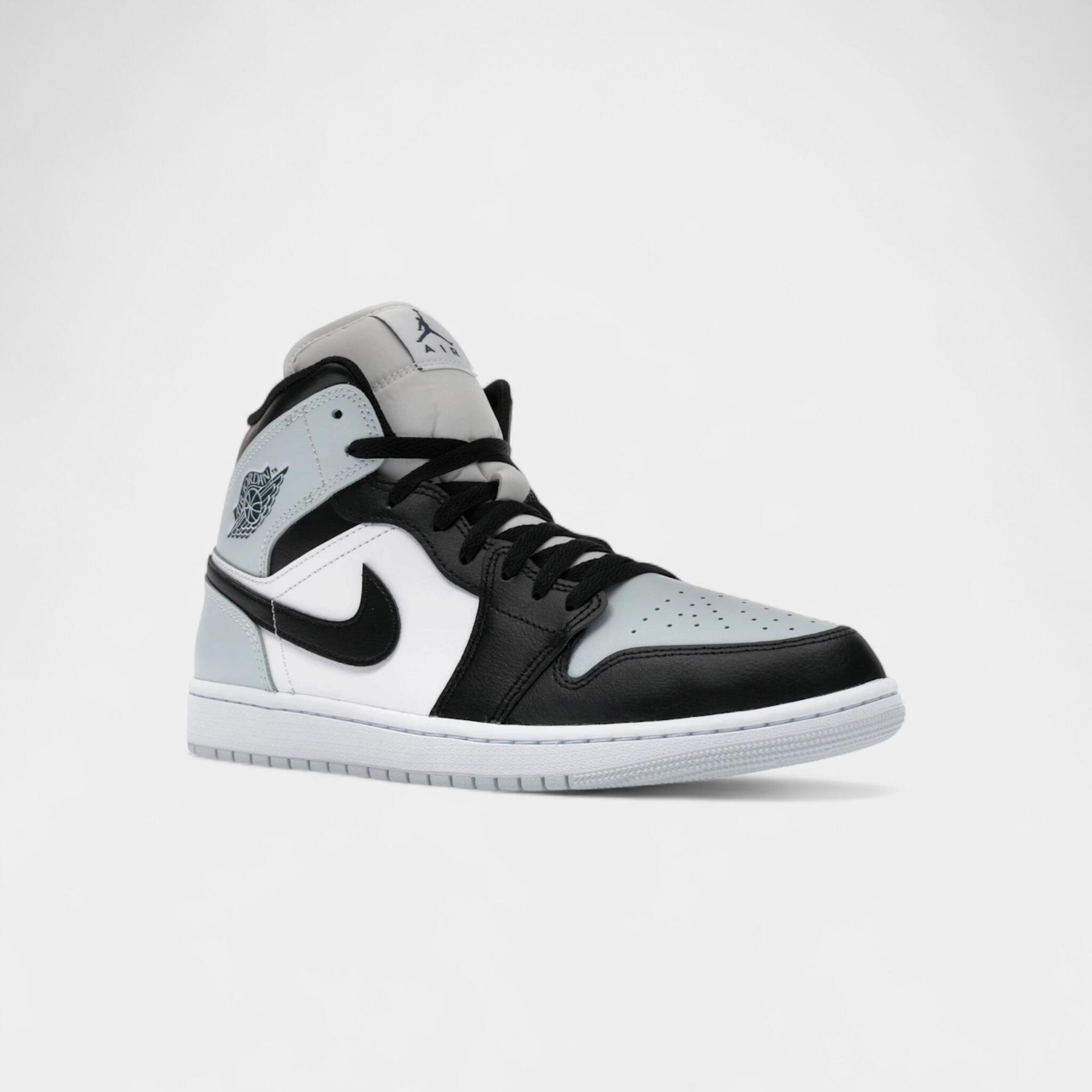 Jordan 1 Mid Black Aura Squadron Blue 2/4
