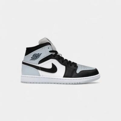 Jordan 1 mid black aura squadron blue