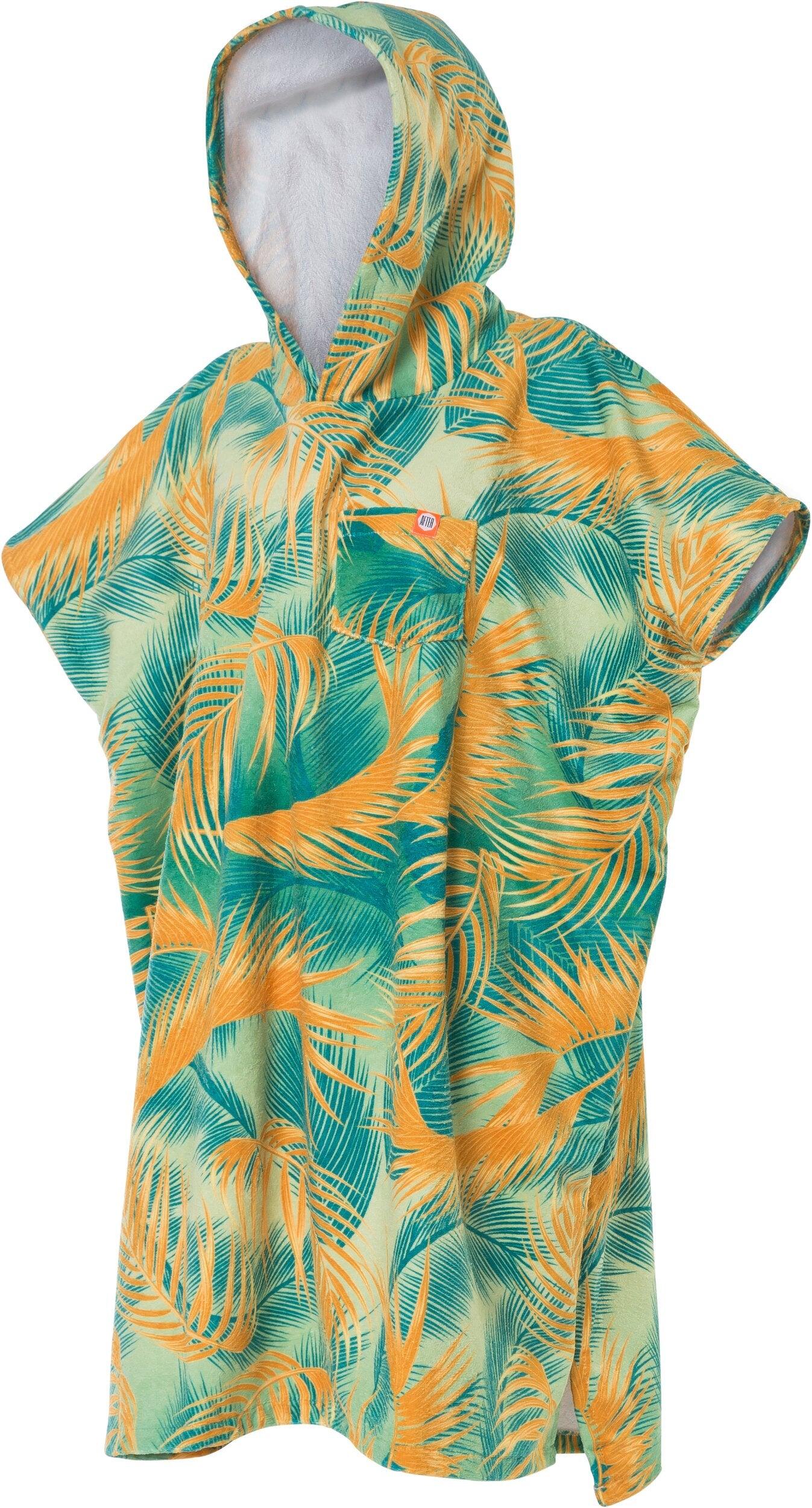 Poncho de surf para adultos - Tropical - Laranja 2/4