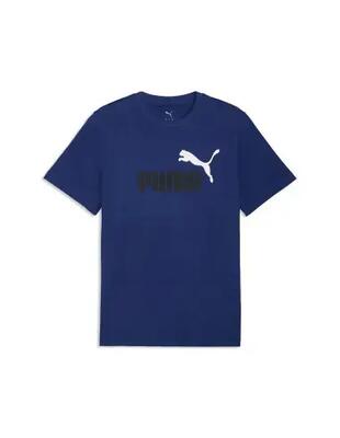T-shirt PUMA Essentials 2 con logo n. 1 a colori.