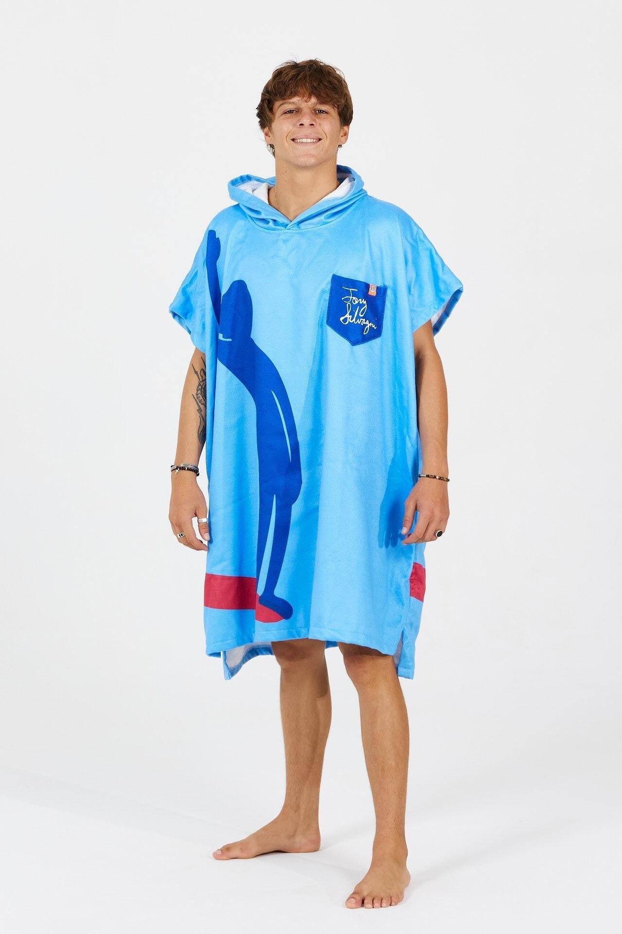 Poncho da surf per adulti - Serie Pro - Tony Silvagni 2/4