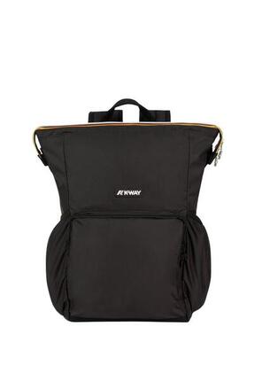 Sac à dos unisexe K-WAY Maizy en nylon ripstop noir, taille unique
