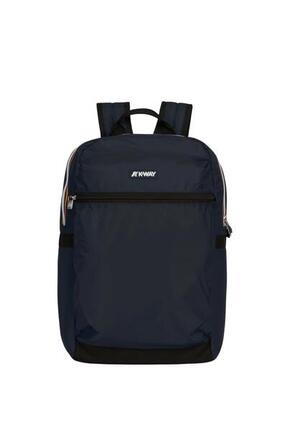 K-WAY Sac à dos homme Laon – nylon ripstop bleu marine, taille unique
