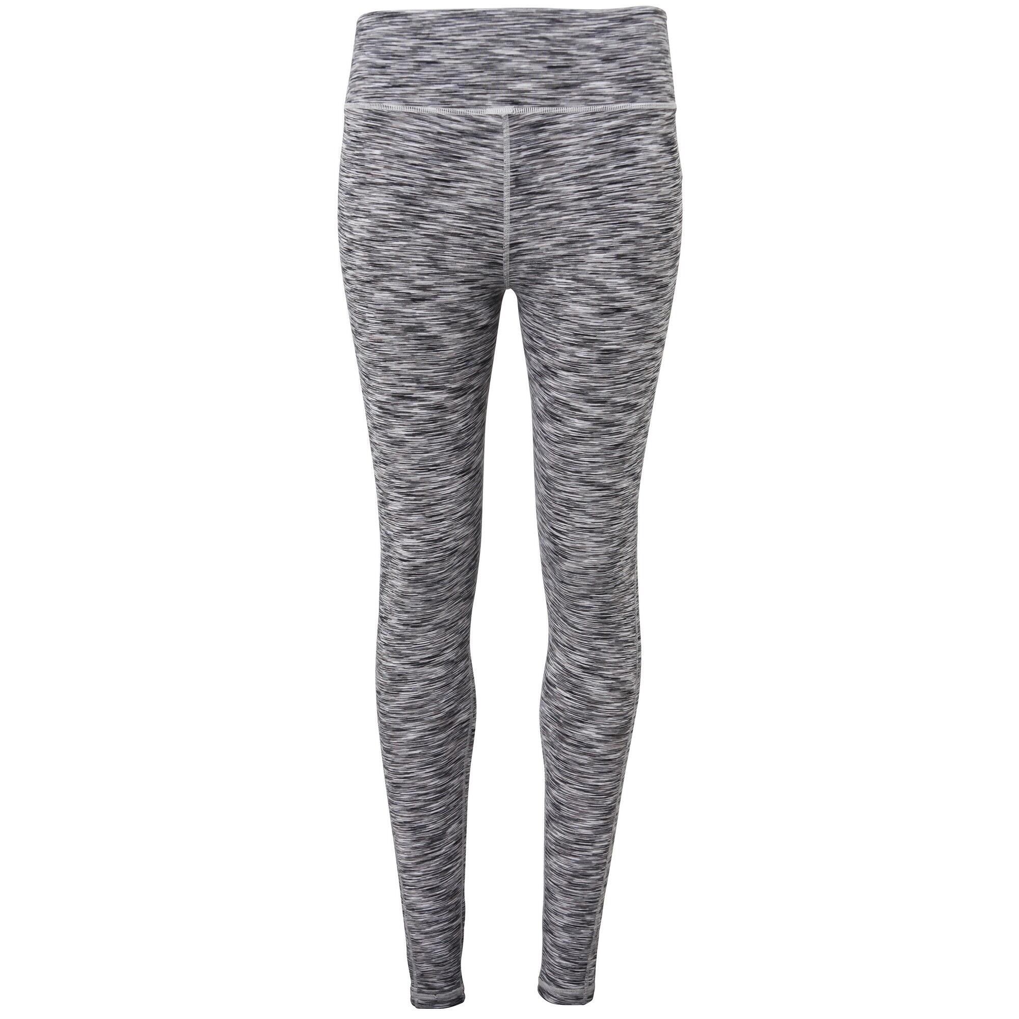 TRIDRI Tri Dri Womens/Ladies Performance Space Dye Leggings (Space Silver)