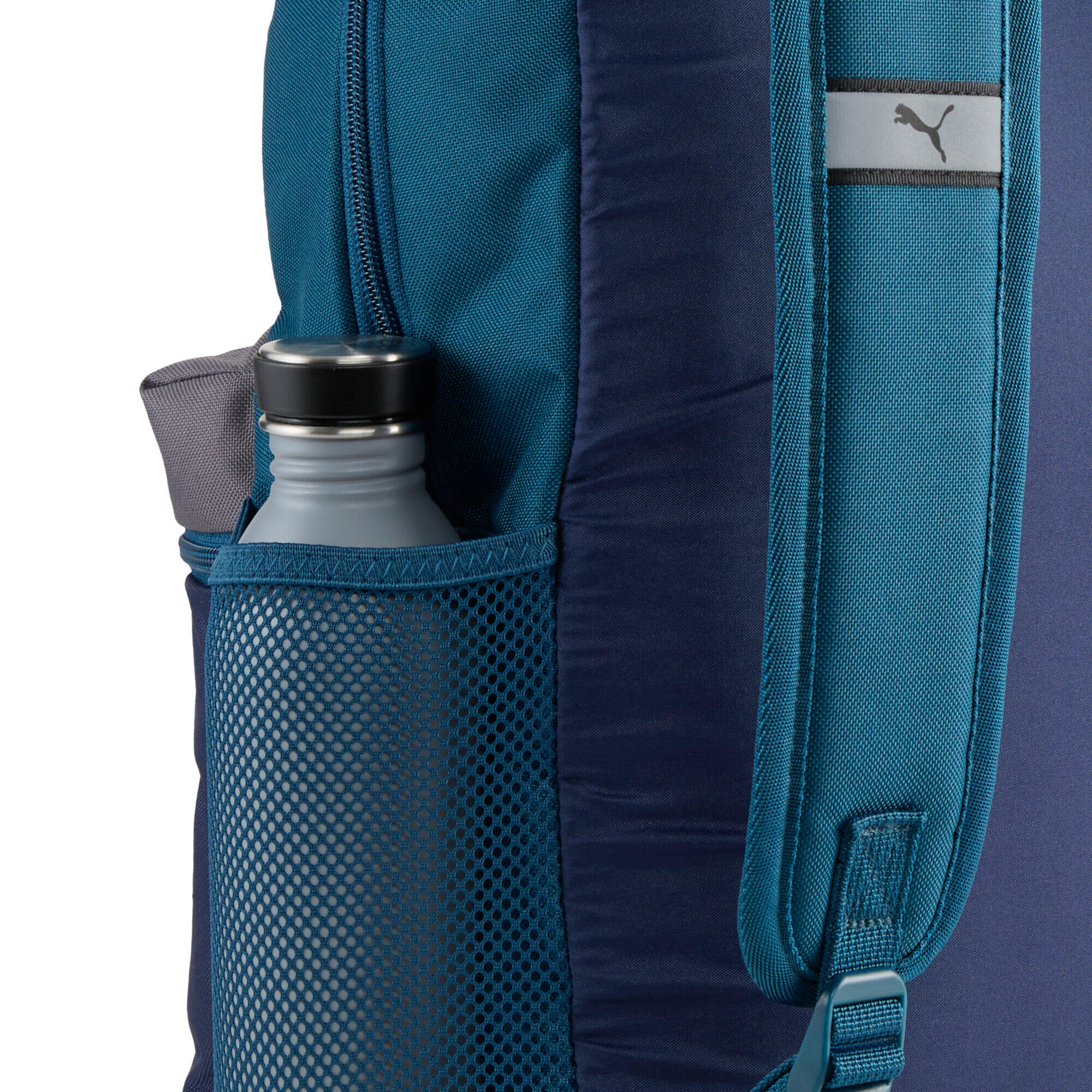 Mochila Puma Phase Color Block Backpack, Azul, Unisexo 5/5