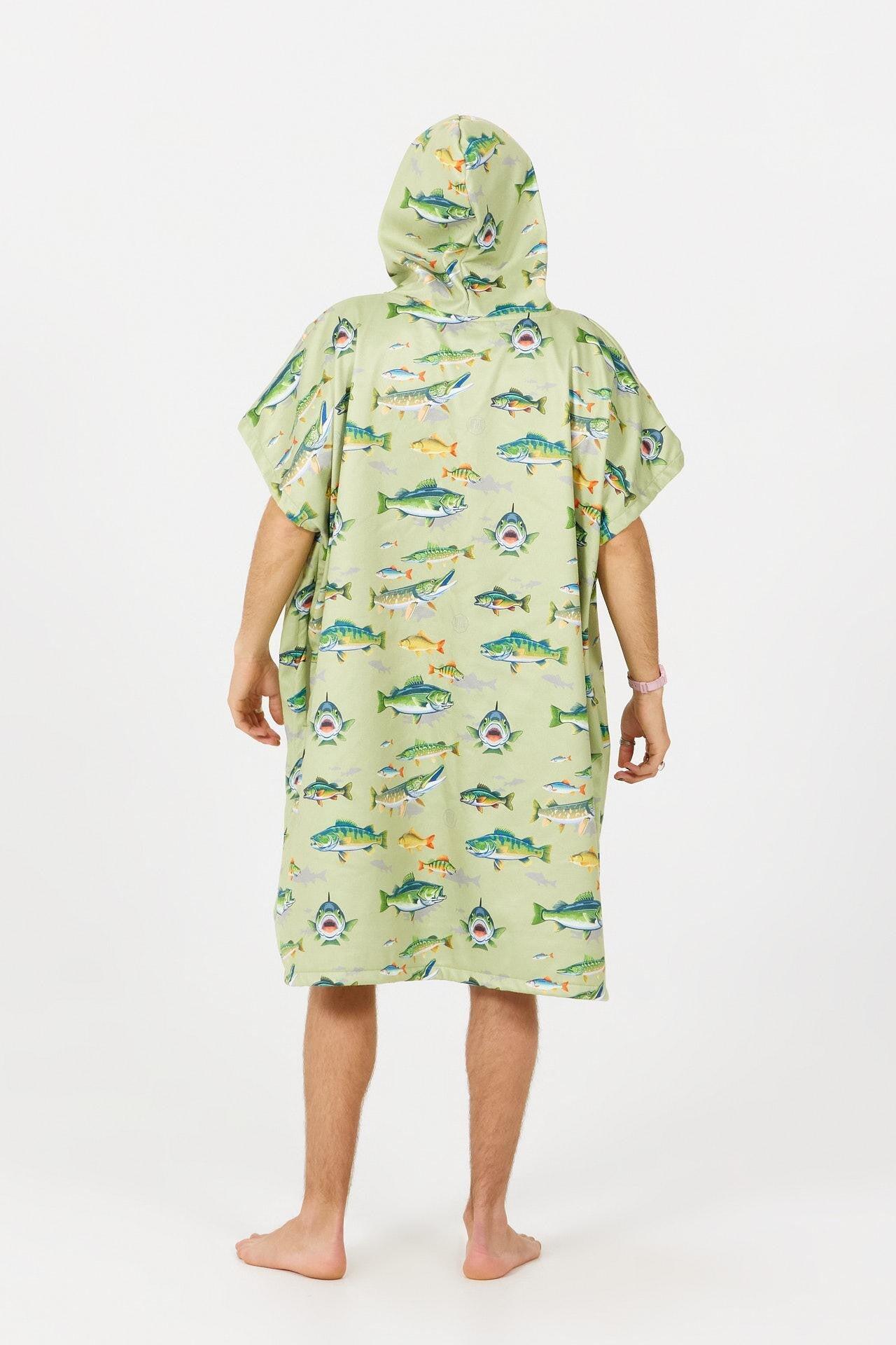 Poncho da surf per adulti - American Fishing - Pesce 2/4