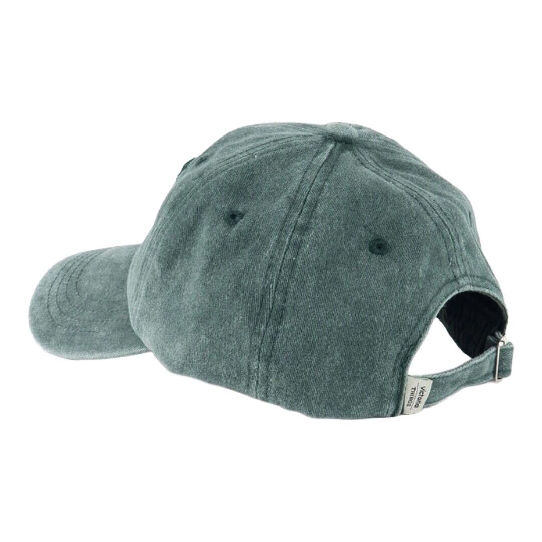 Gorra Verde Victoria Algodón Lavado V con Cierre Ajustable 2/4