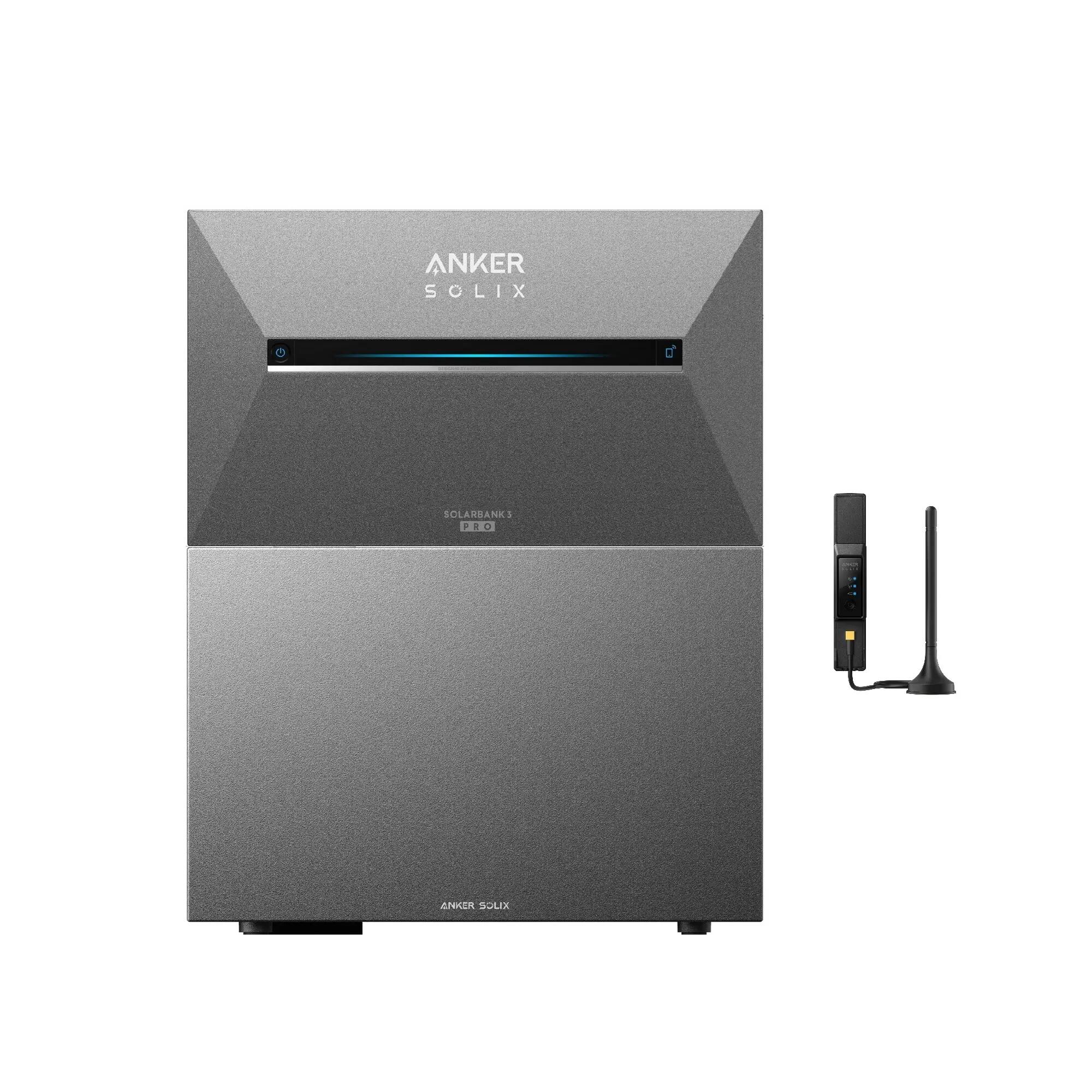 ANKER Sada SOLIX Solarbank 3 E2700 Pro s BP5000 baterií