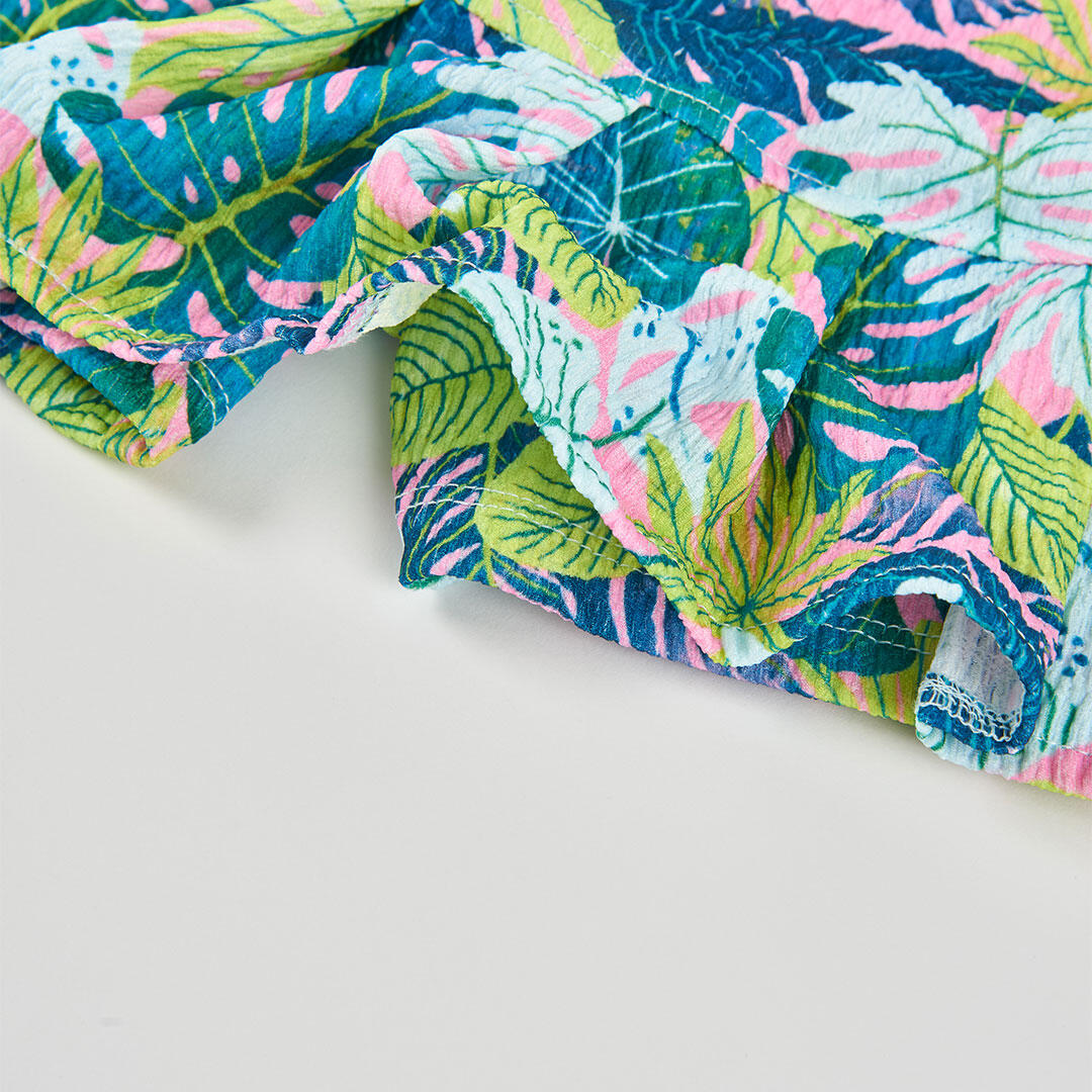 Falda de Punto para Niña con Estampado Tropical Multicolor 4/4