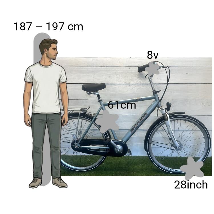 Bicicleta usada Merida Pacfic 2/4