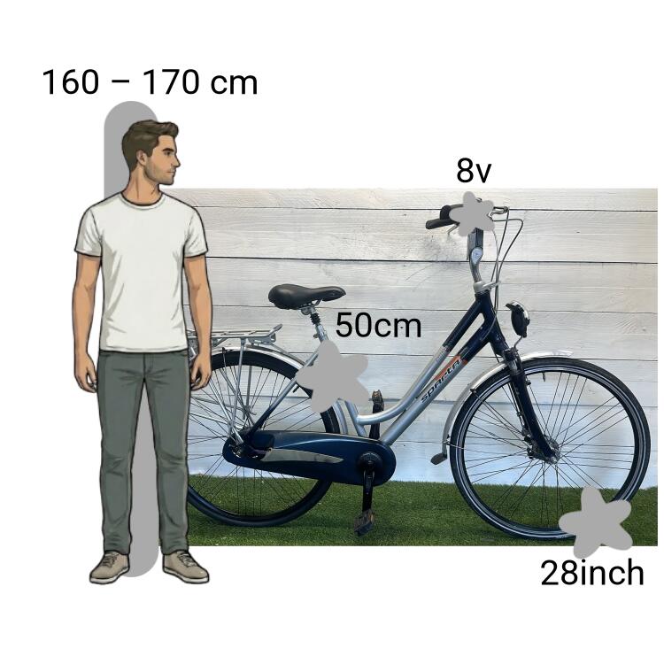 Bicicleta usada Sparta Hybride 2/4