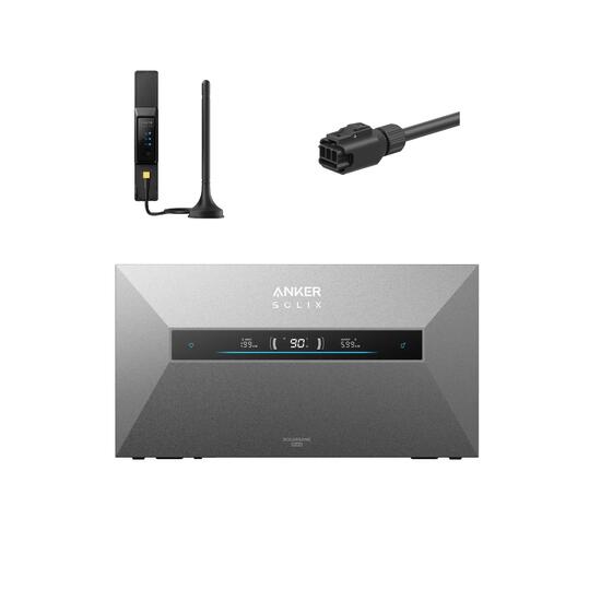 Kit Anker SOLIX Solarbank Max AC con collegamento fisso alla rete e Smart Meter
