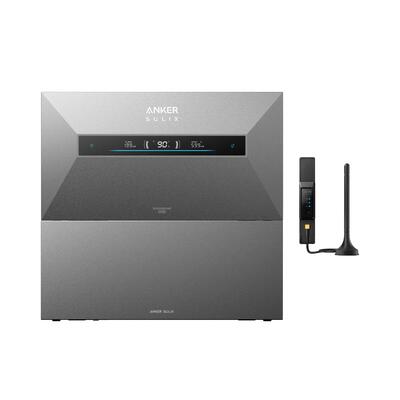 Kit anker solix solarbank max ac met bp7000 uitbreidingsbatterij