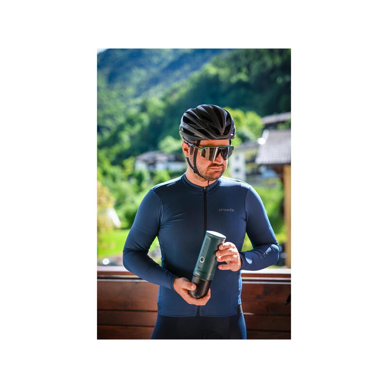Kit OutIn Nano espressor electric portabil + husă EVA – turcoaz