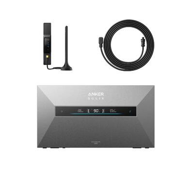 Kit anker solix solarbank max ac met wieland-adapter en smart meter gen 2