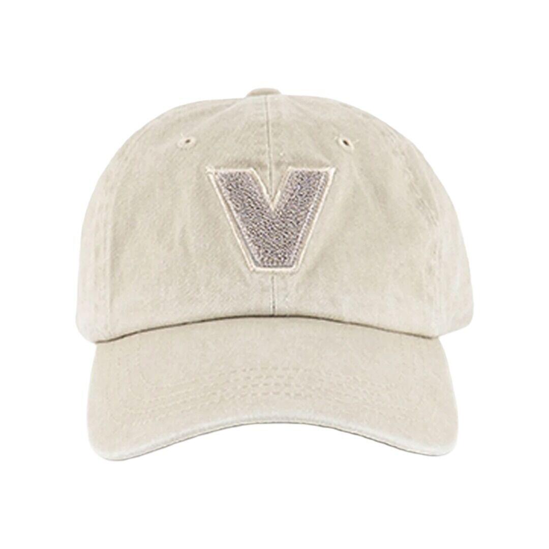 Gorra Beige Victoria Algodón Lavado V con Cierre Ajustable 3/4