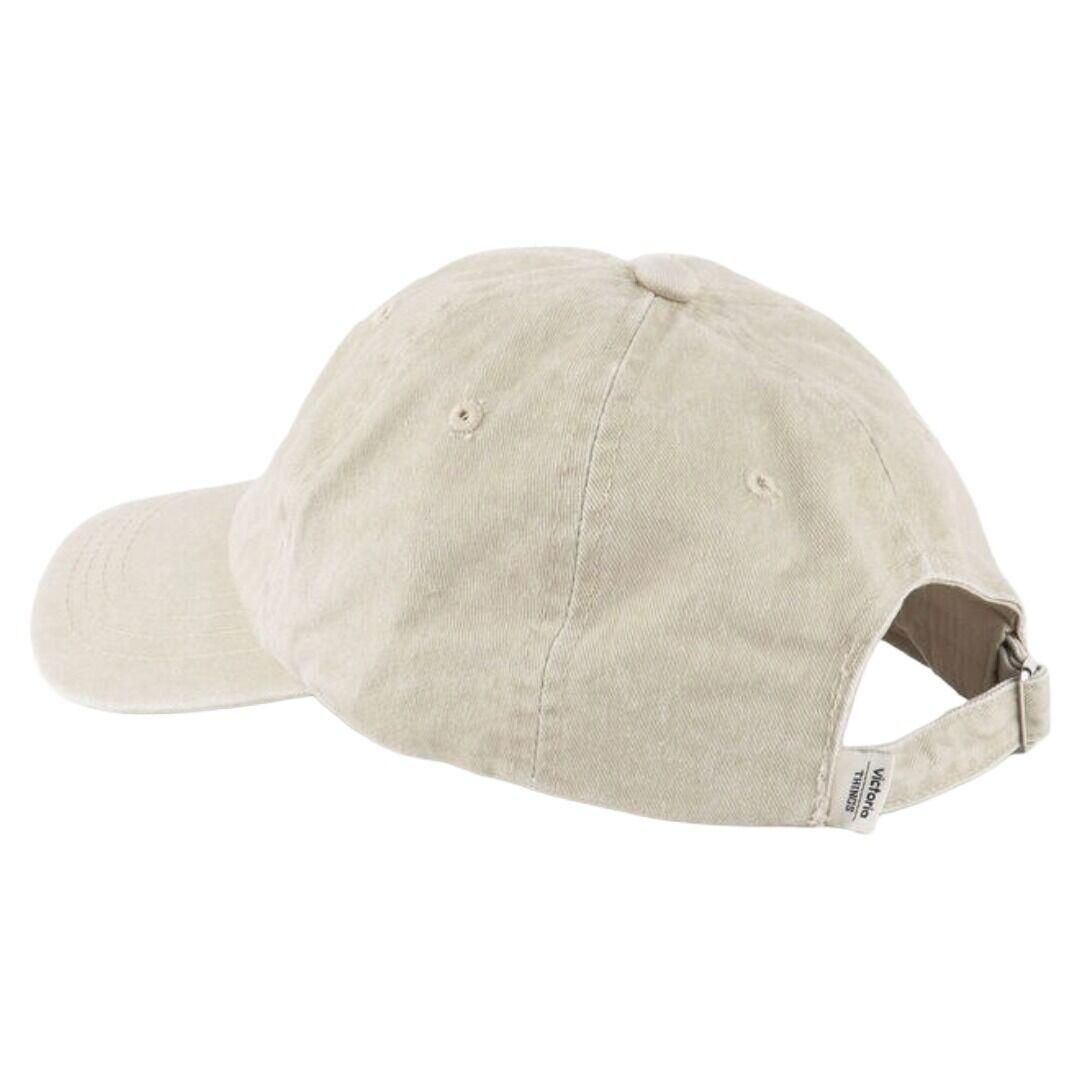 Gorra Beige Victoria Algodón Lavado V con Cierre Ajustable 2/4