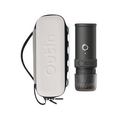Kit OutIn Nano Tragbare elektrische Espressomaschine + EVA-Etui – Canyon Grün