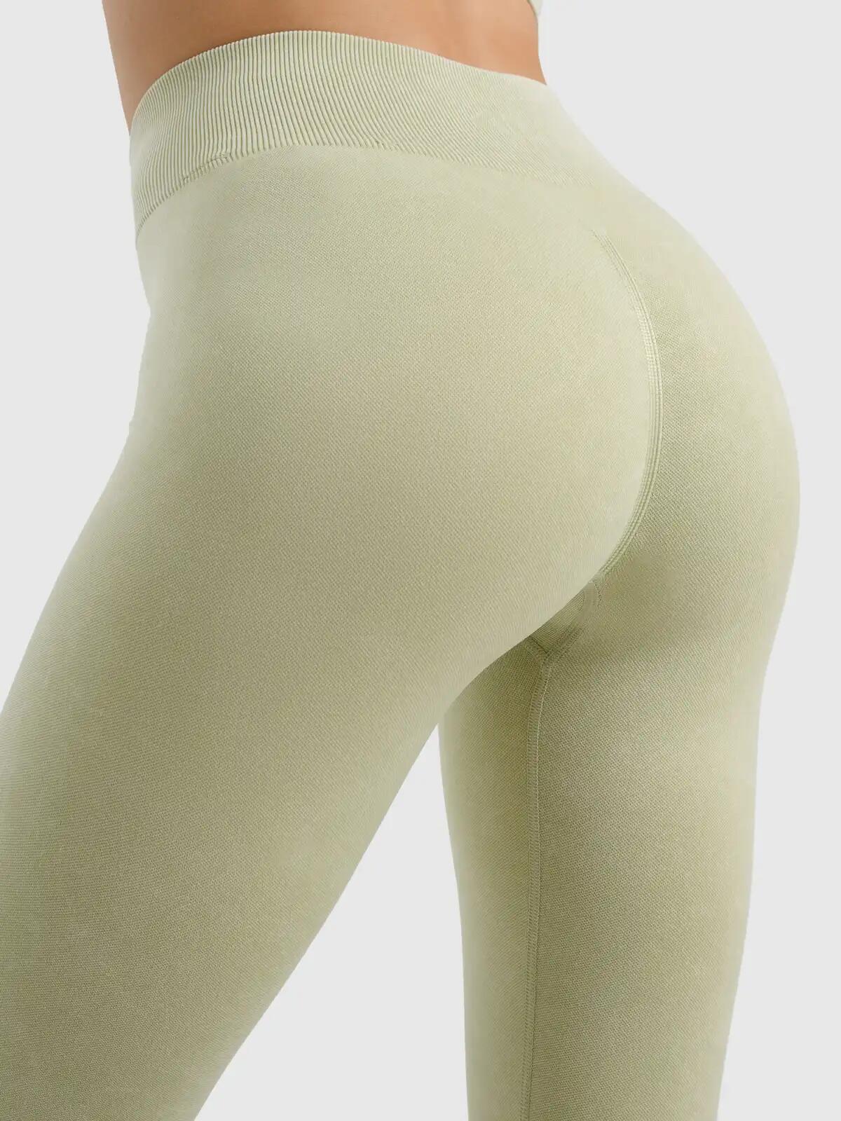 Leggings push-up a vita alta senza cuciture per yoga e pilates 7/7