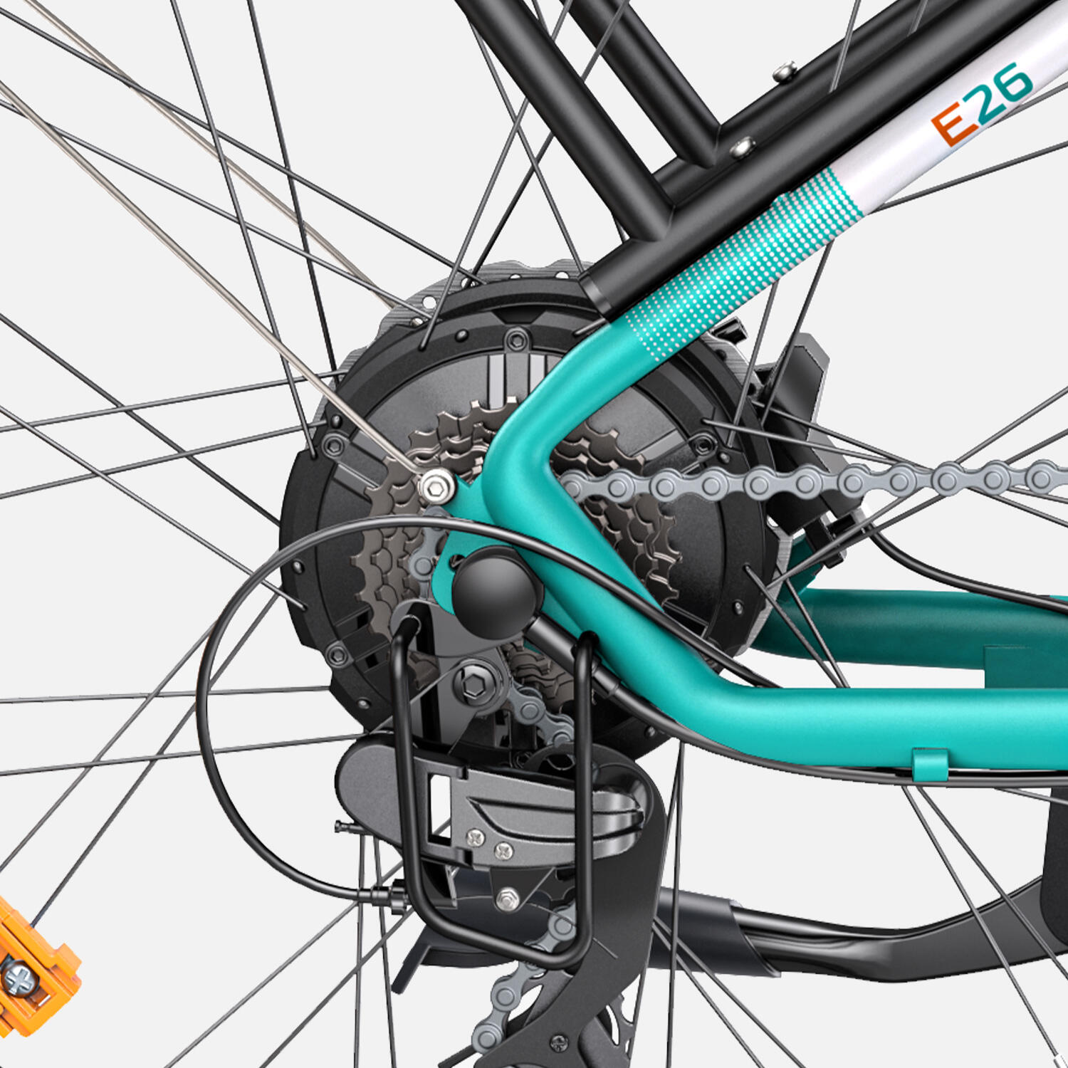 Vélo électrique tout-terrain ENGWE E26 à gros pneus 12/12