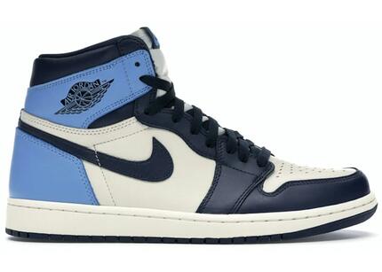 Chaussures - basket - hautes rétro - air jordan 1 - sail/obsidian