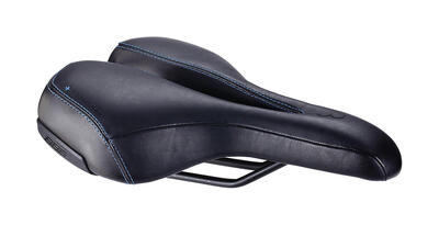 Bbb sportplus active leer ergonomisch geheugenzadel zwart