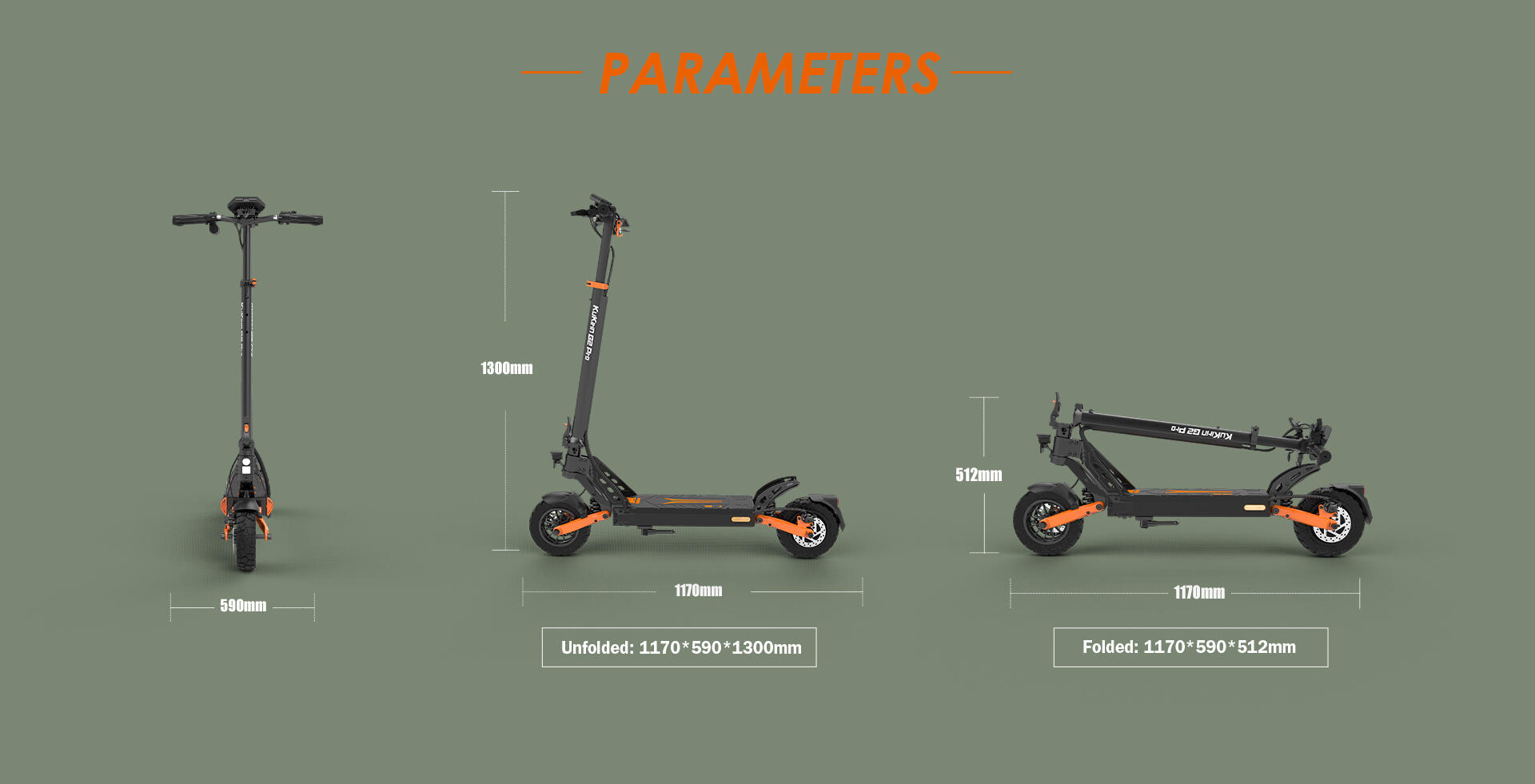 KuKirin G2 Pro ABE opvouwbare elektrische scooter 10/10
