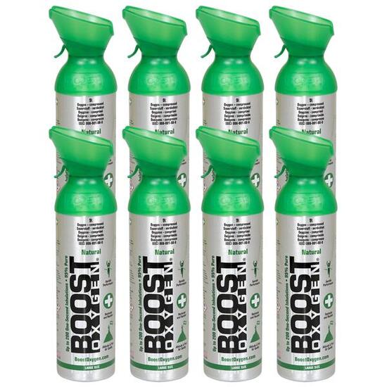 Boost Oxygen oxygène supplémentaire en bombe Naturel Petit 12x3L