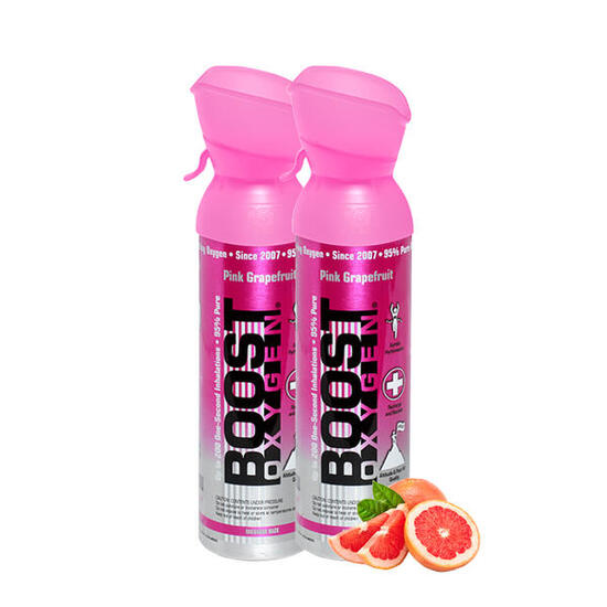 Boost Oxygen oxygène supplémentaire en bombe Pamplemousse Rose Moyen 2x5L