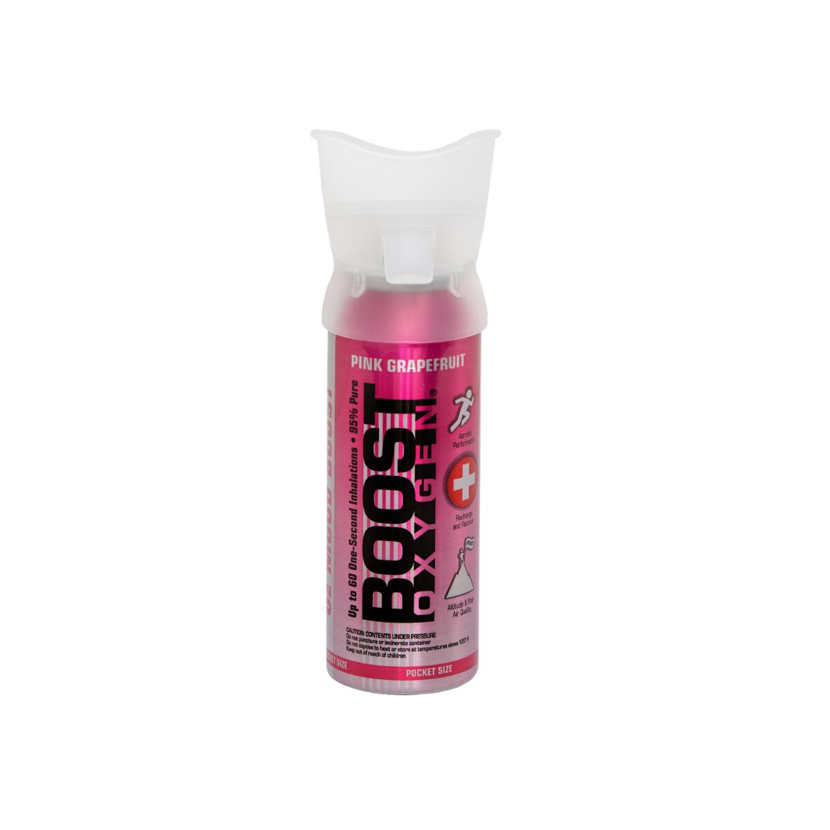 BOOST OXYGEN Doplňkový kyslík v plechovce Růžový Grapefruit, malý, 3L