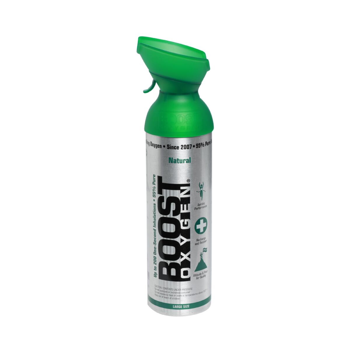 BOOST OXYGEN Doplňkový kyslík v plechovce Přírodní, velký, 9L