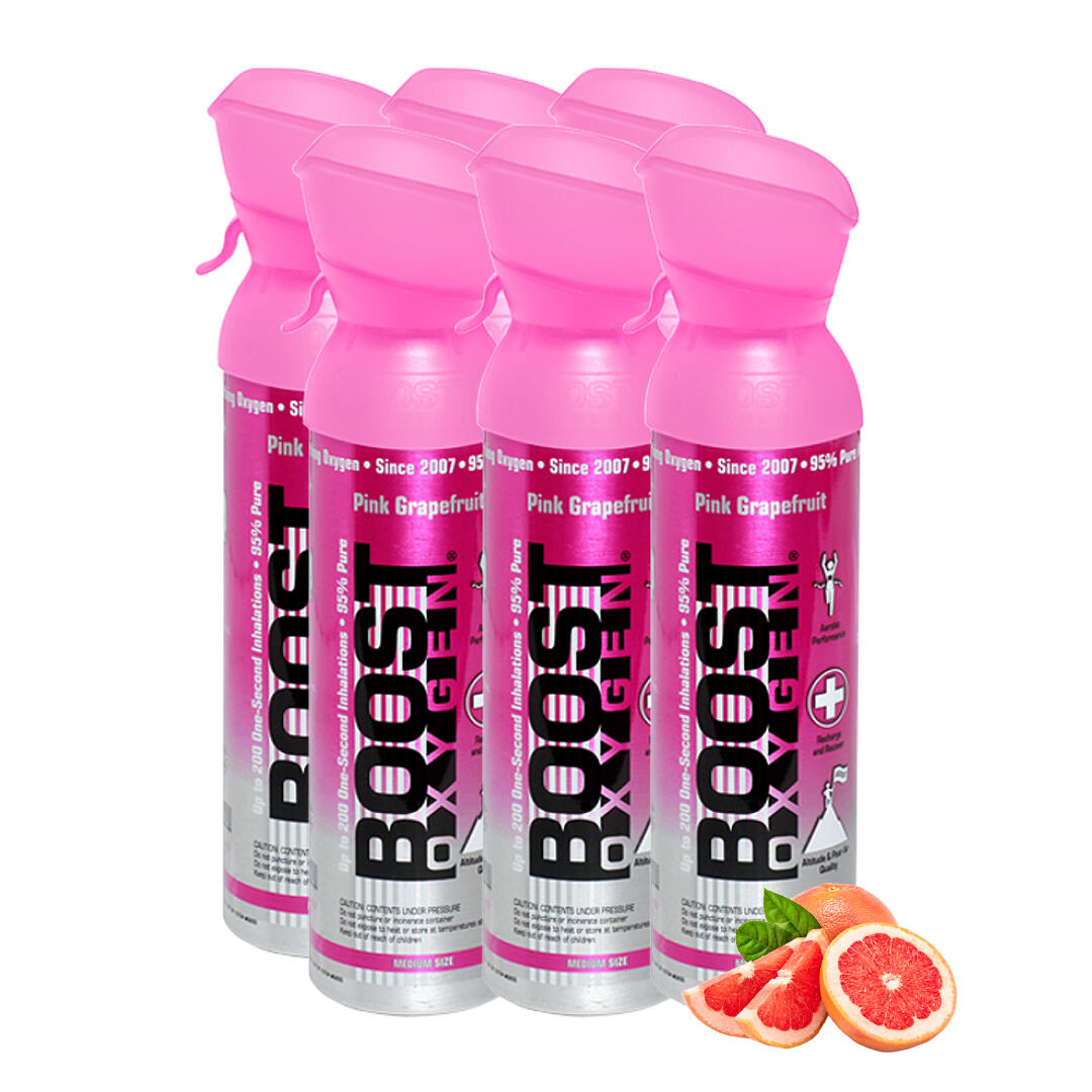 Boost Oxygen ossigeno supplementare in bomboletta Pompelmo Rosa Medio 6x5L 1/1