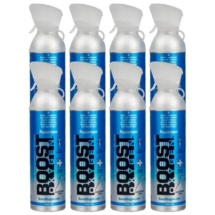 Boost Oxygen oxygène supplémentaire en bombe Peppermint Moyen 8x5L