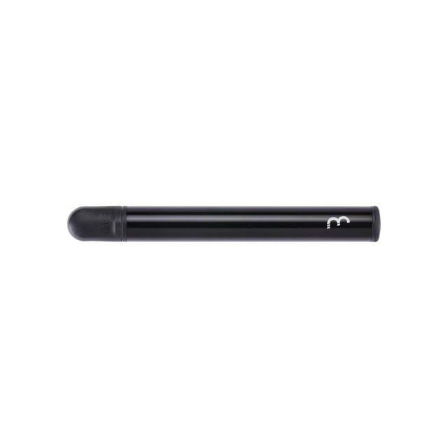 BBB Cycling Pompe Mini Traveller avec Manomètre | Combinaison de Pompe à Pied pour Pneus avec Valves Presta, Schrader et Dunlop | Pression : 115 PSI / 8 Bar | BMP-53, Noir