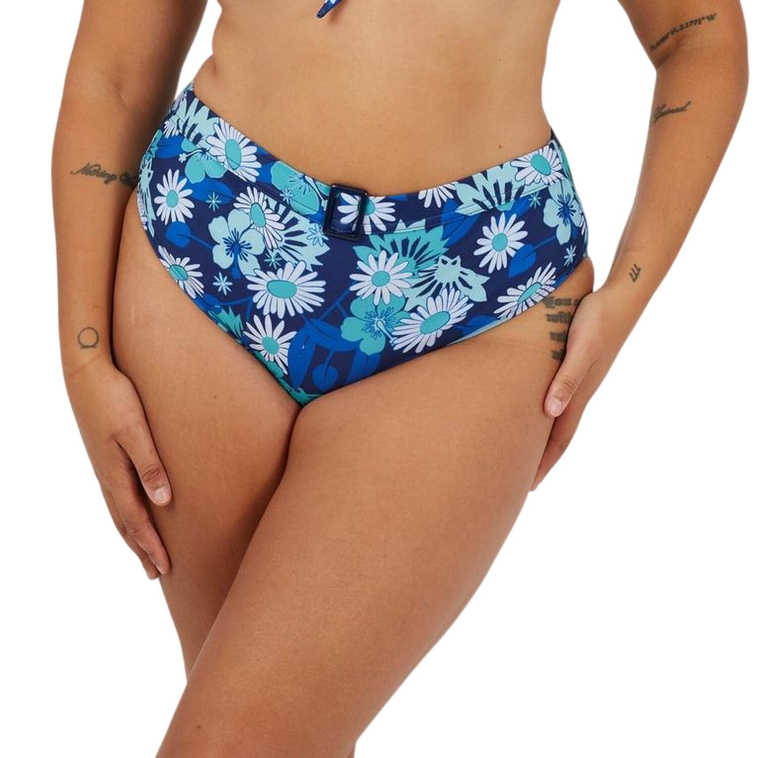 Brave Soul Womens/Ladies All-Over Print High Waist Bikini Bottoms