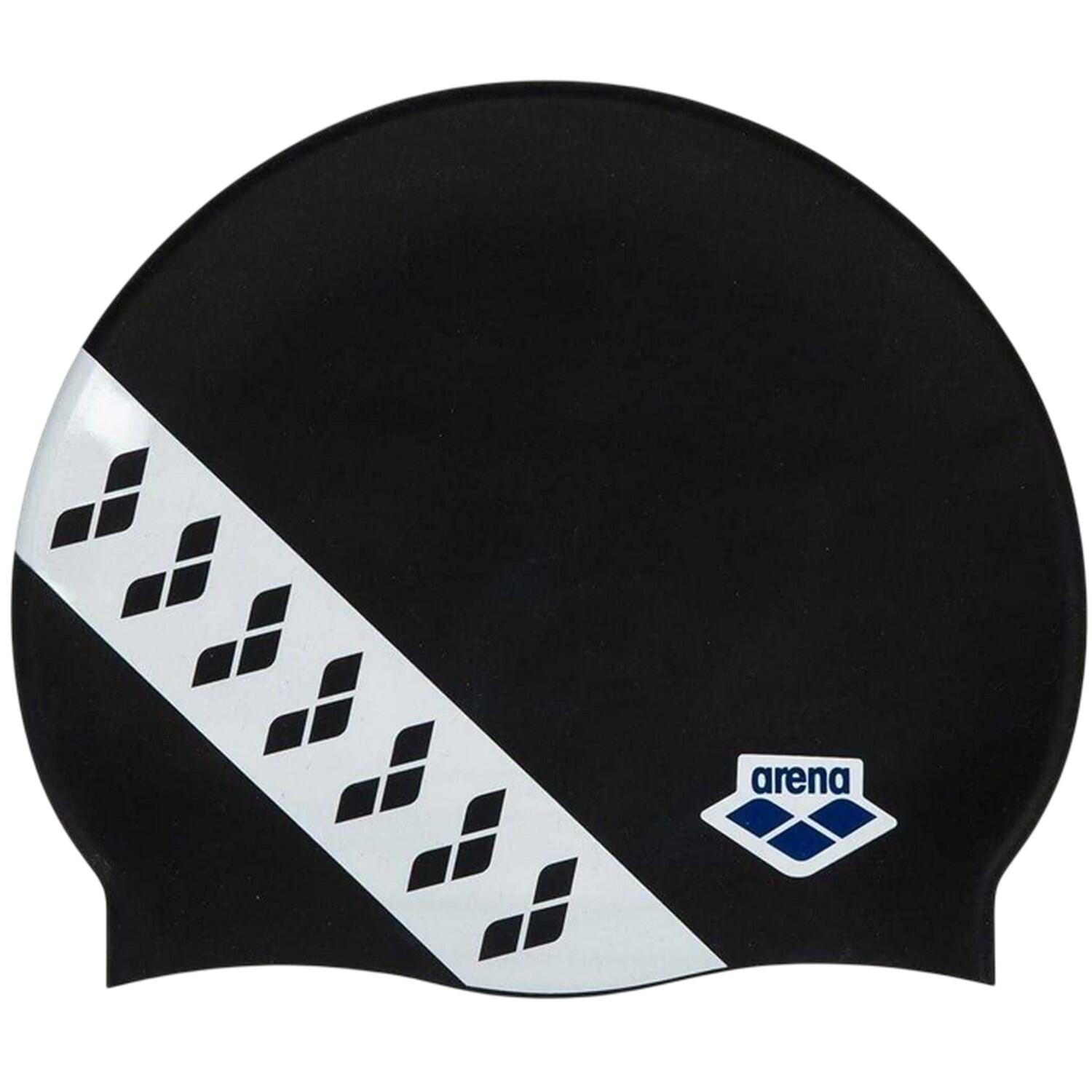 Arena Unisex Adult Stripe Logo Swim Cap