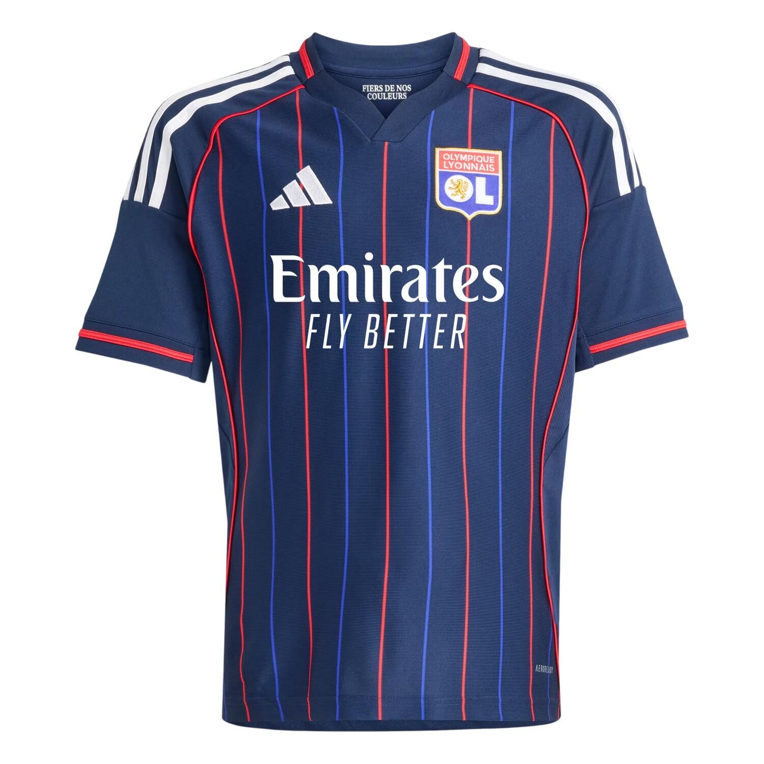 Adidas Childrens/Kids 25/26 Olympique Lyonnais Away Jersey