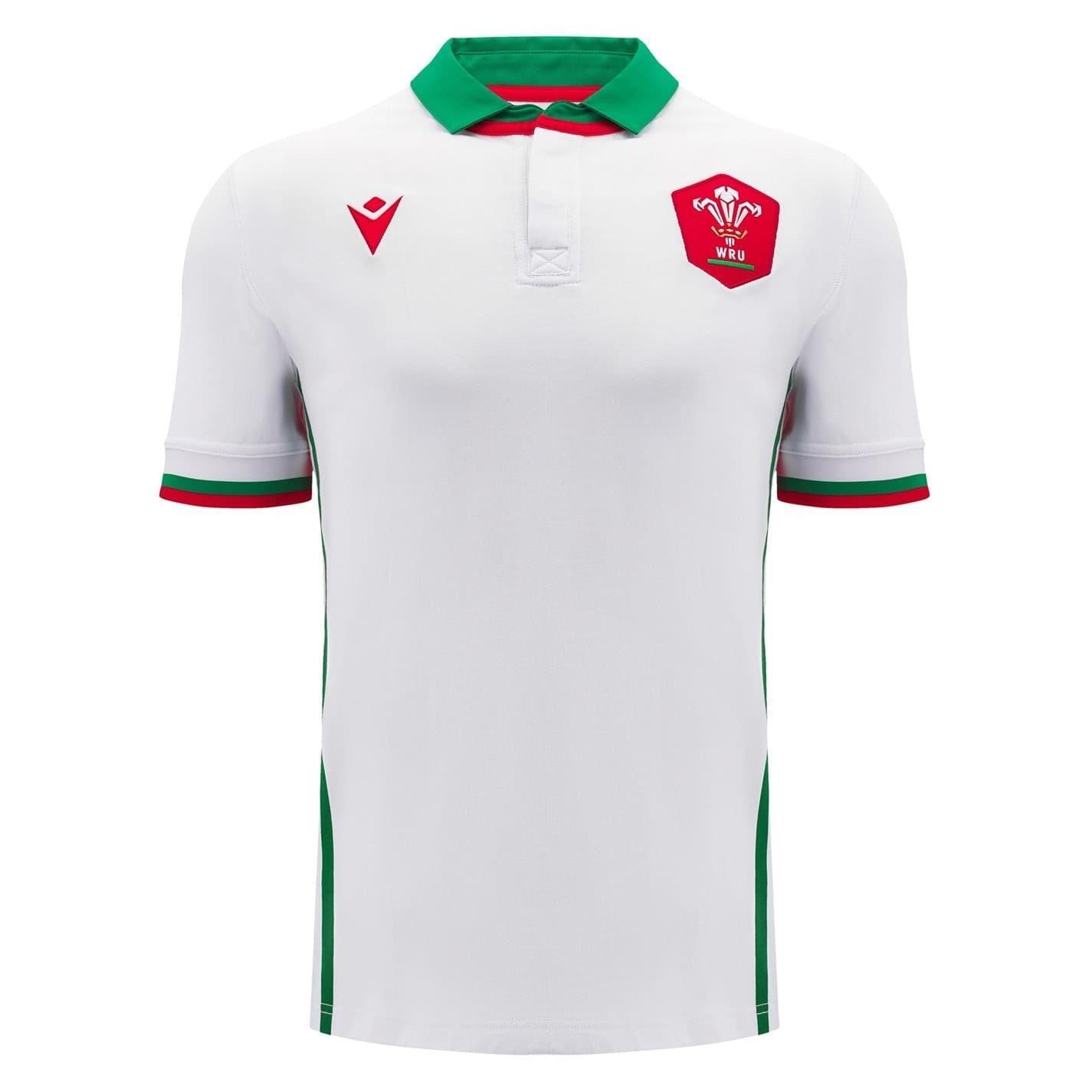 Macron Mens 24/25 Welsh Rugby Union Rugby Shirt