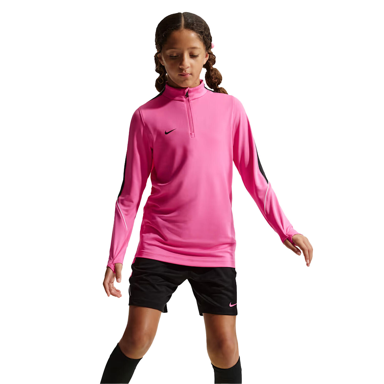 Nike Childrens/Kids Strike Swoosh Quarter Zip Drill Top