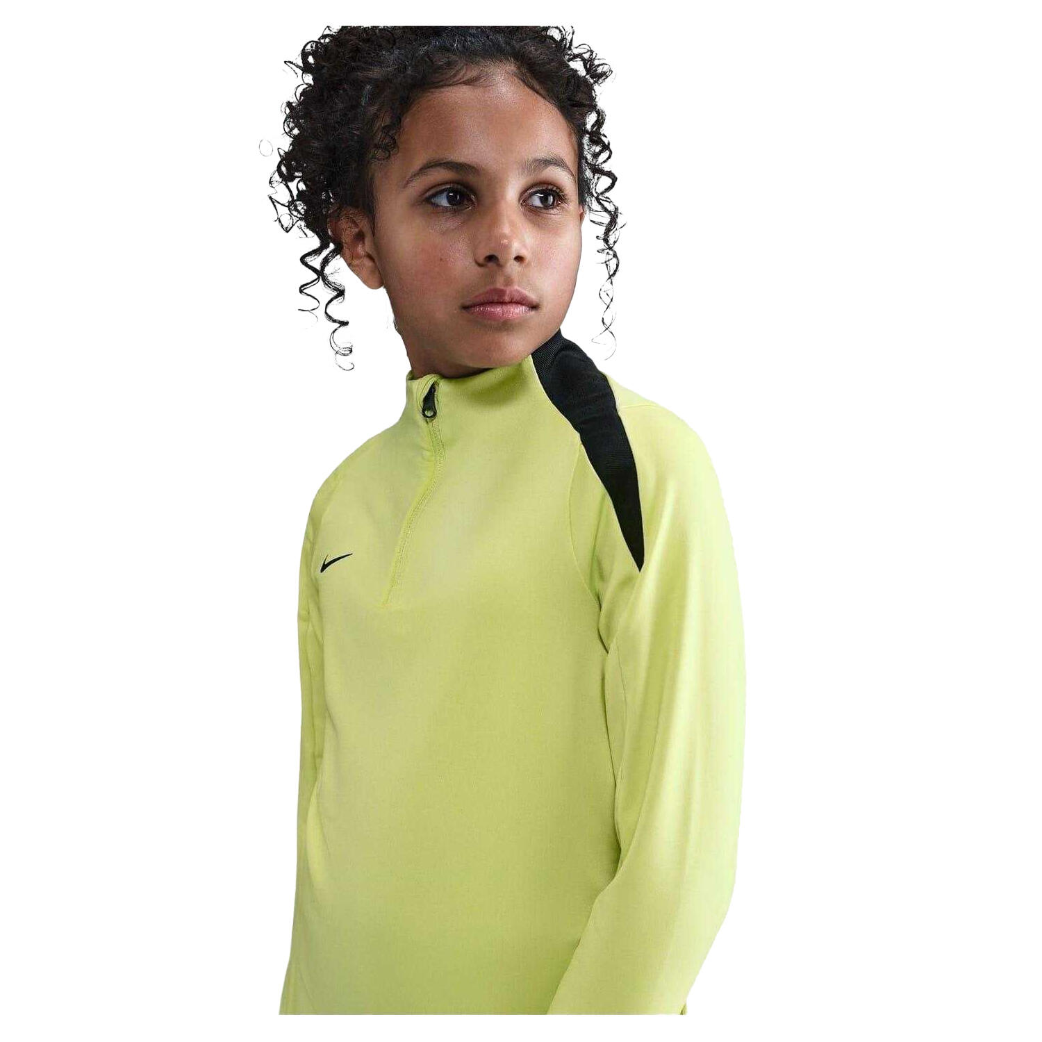 0106 Nike Childrens/Kids Strike Swoosh Quarter Zip Drill Top