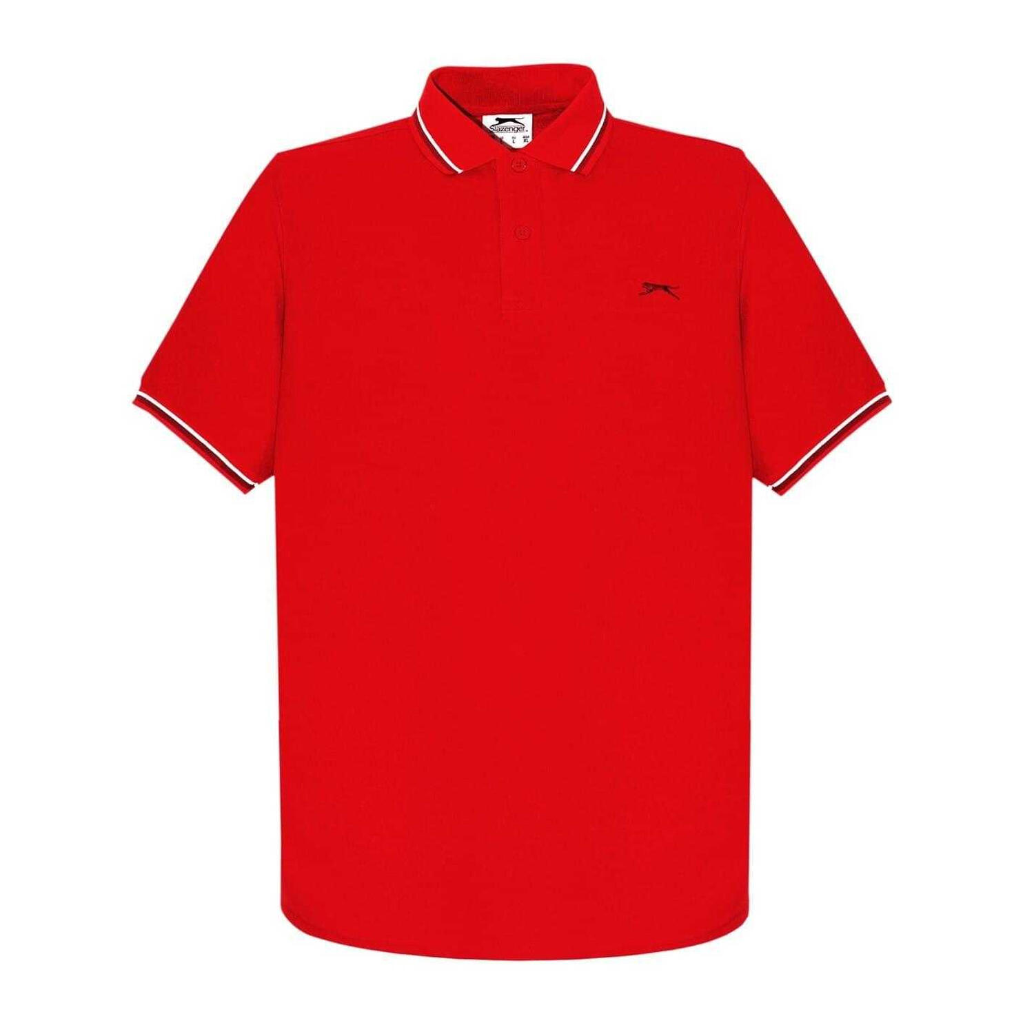 Slazenger Mens Contrast Tipped Polo Shirt