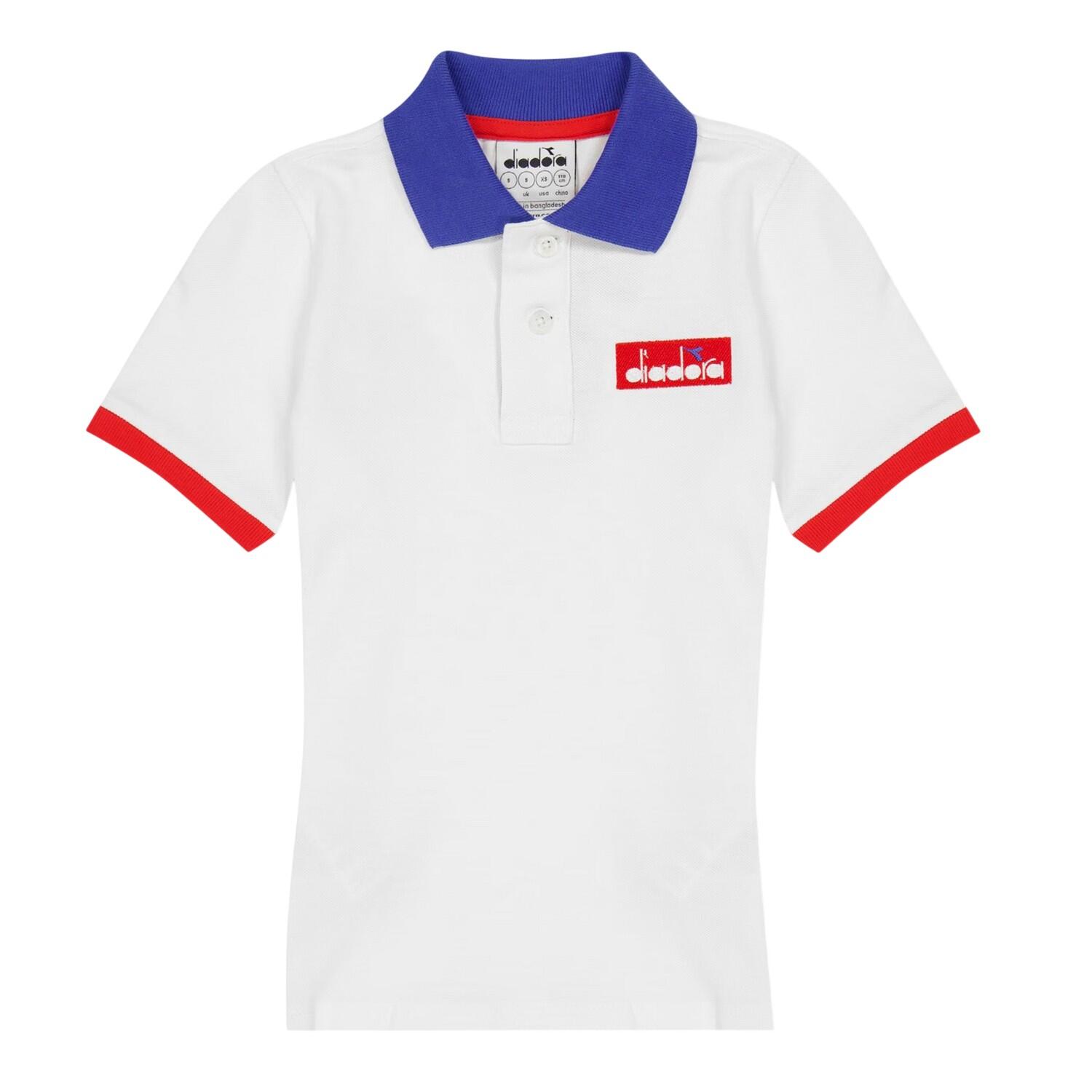 Diadora Childrens/Kids Logo Collared Polo Shirt