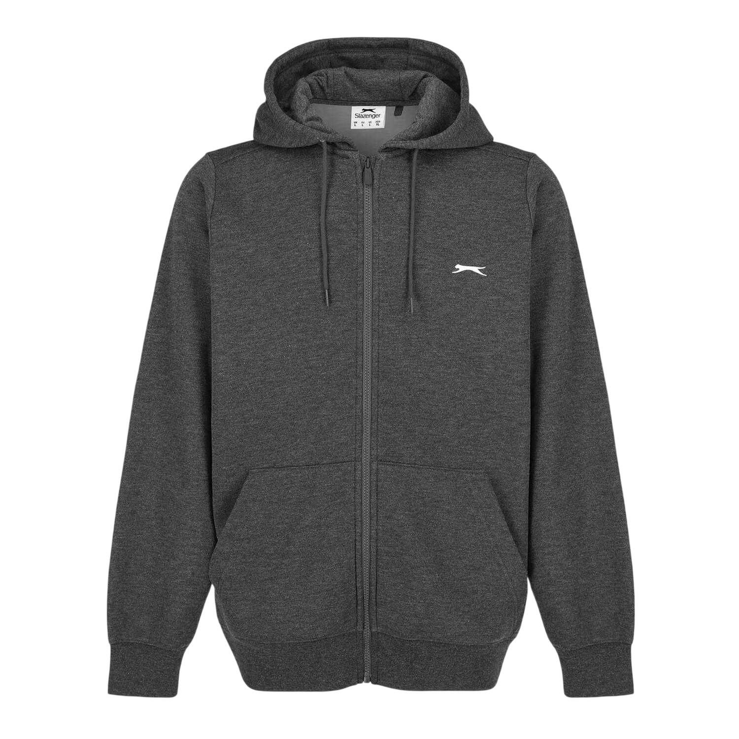 Slazenger Mens Polycotton Full Zip Hoodie