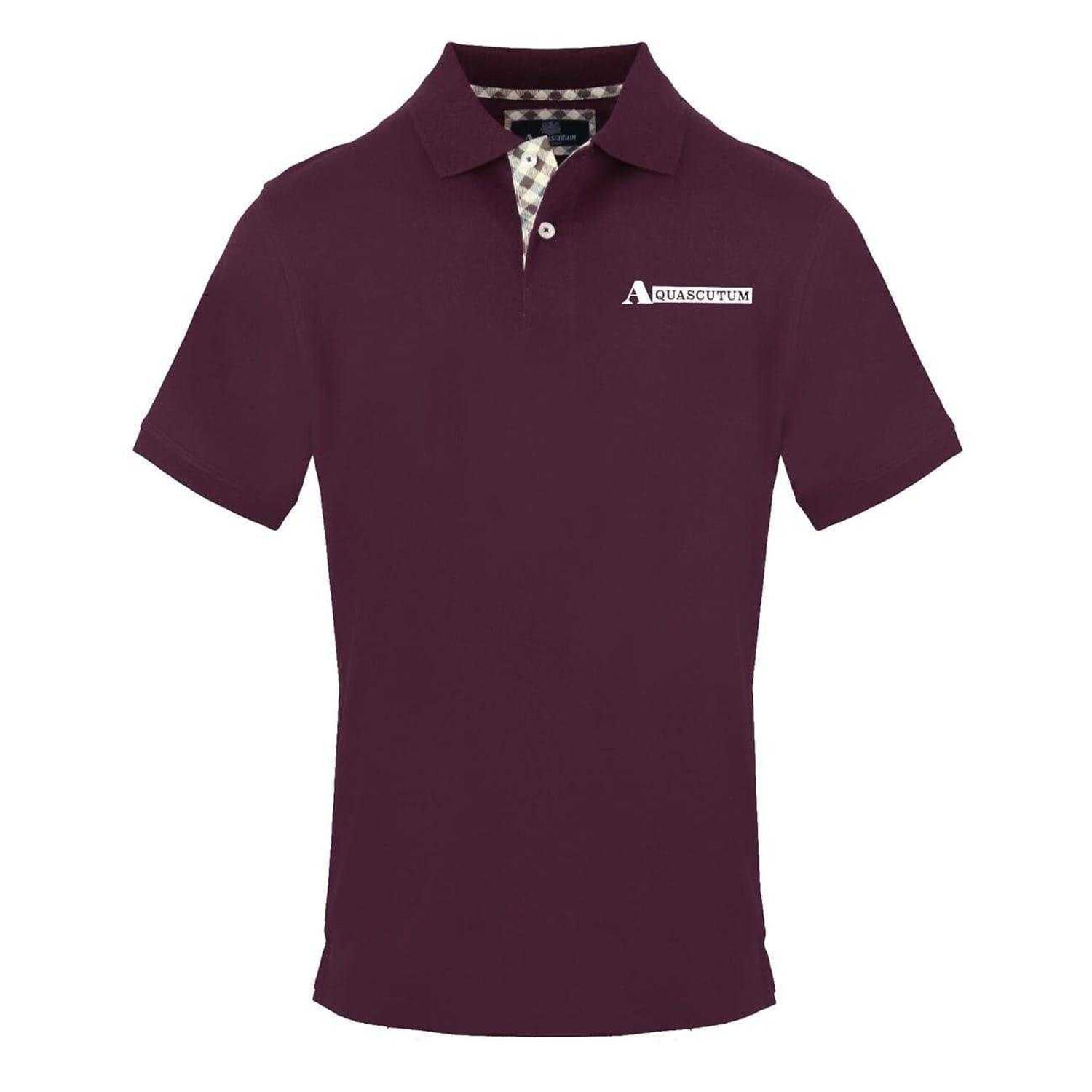 Aquascutum Mens Short-Sleeved Polo Shirt