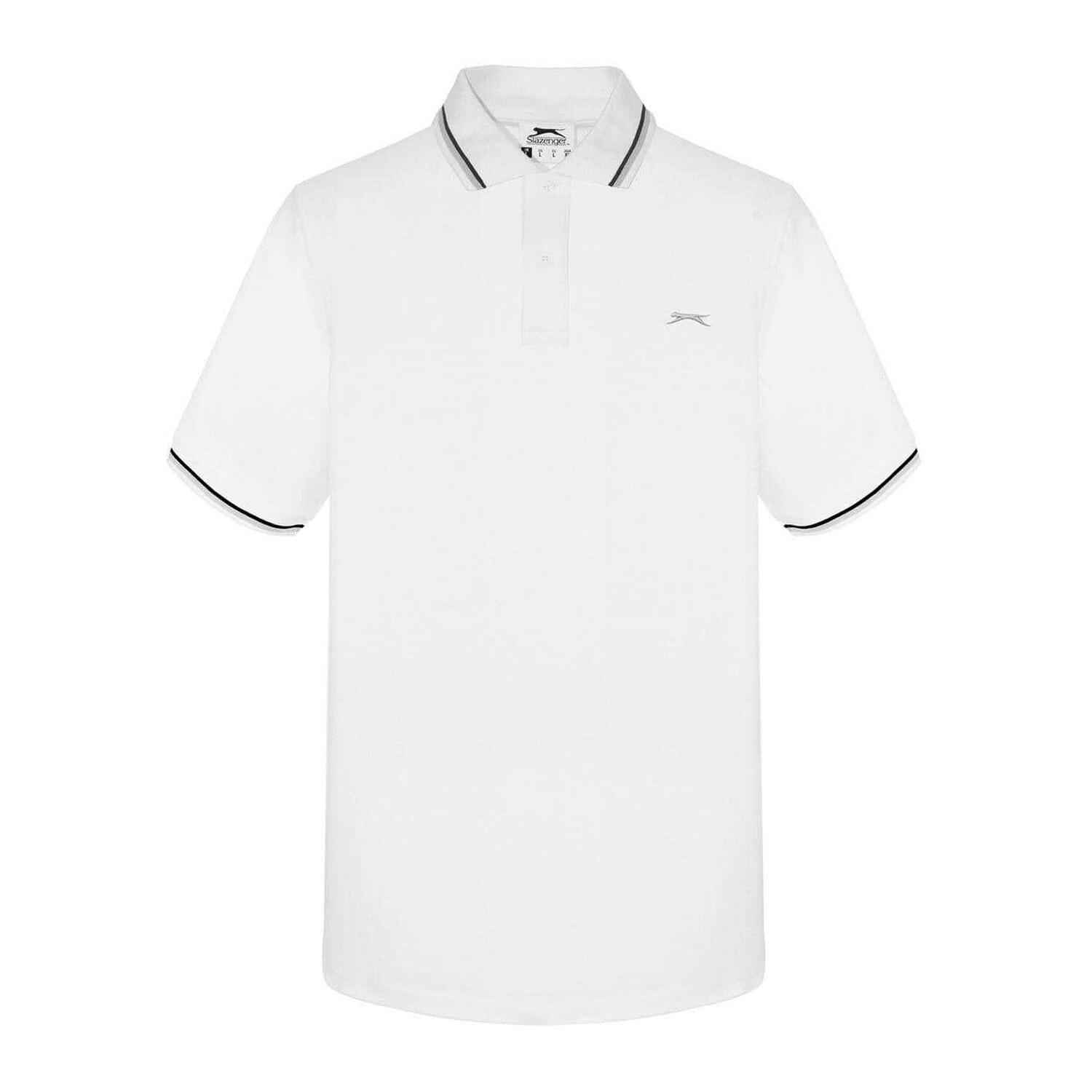 Slazenger Mens Contrast Tipped Polo Shirt