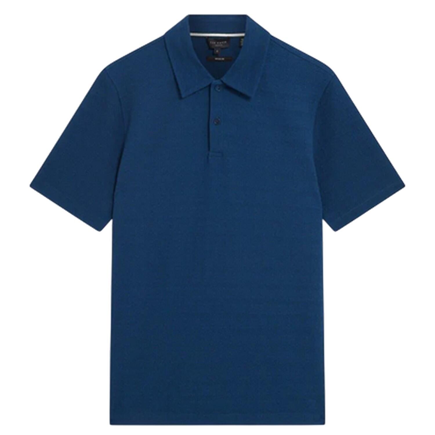 Ted Baker Mens Textured Collared Polo Shirt