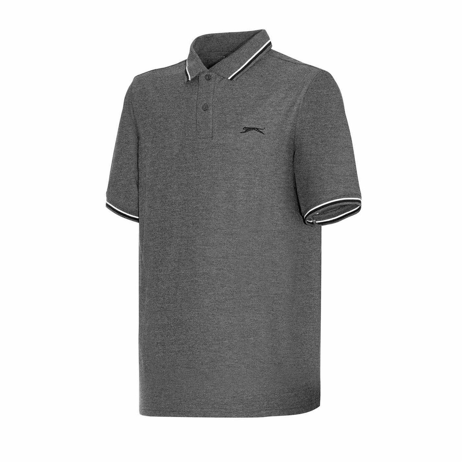 Slazenger Mens Contrast Tipped Polo Shirt