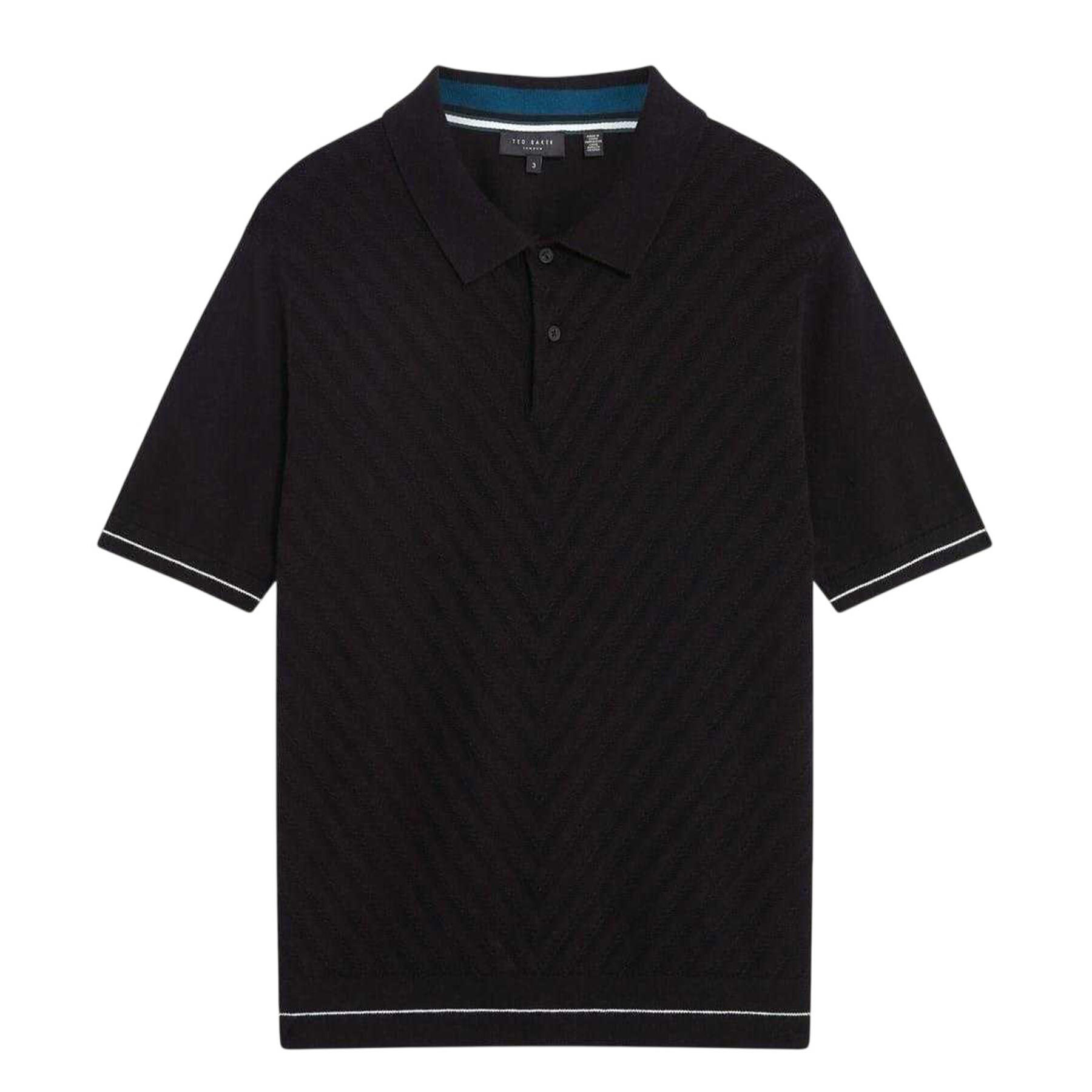 Ted Baker Mens Chevron Collared Polo Shirt